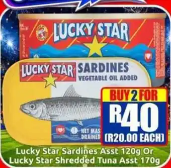 Three Star Cash and Carry Lucky Star Sardines offer