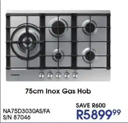 Hirsch's 75cm Inox Gas Hob offer