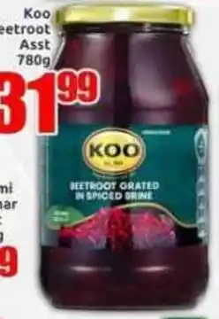 Three Star Cash and Carry KOO BEETROOT GRATED offer