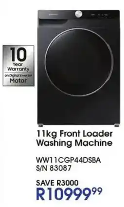 Hirsch's Samsung 11kg Front Loader Washing Machine offer