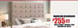 Lewis Maddison headboard offer