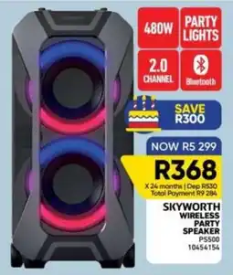 Furnmart SKYWORTH WIRELESS PARTY SPEAKER offer