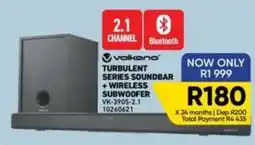 Furnmart Volkano Turbulent Series Soundbar + Wireless Subwoofer offer