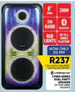 Furnmart Volkanov Cyber Series Dual Party Speaker offer