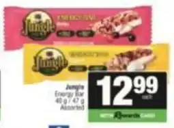 SuperSpar Jungle Energy Bar Assorted offer