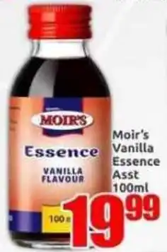 Three Star Cash and Carry Moir's Essence Vanilla Flavour offer