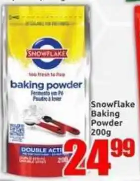 Three Star Cash and Carry Snowflake Baking Powder offer