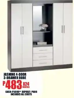 Lewis Jasmine 4-door 3-drawer robe offer