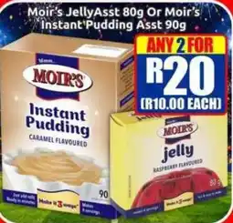 Three Star Cash and Carry Moir's Instant Pudding offer