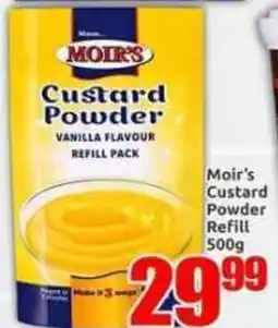 Three Star Cash and Carry Moir's Custard Powder offer