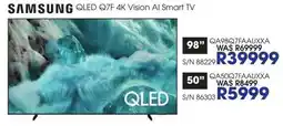 Hirsch's SAMSUNG QLED Q7F 4K Vision AI Smart TV offer