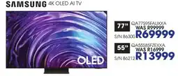 Hirsch's SAMSUNG 4K OLED AI TV offer