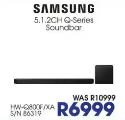 Hirsch's SAMSUNG 5.1.2CH Q-Series Soundbar offer