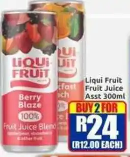 Three Star Cash and Carry Liqui Fruit Berry Blaze Fruit Juice Blend offer