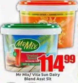 Three Star Cash and Carry Mr Mix Vita Sun Dairy Blend Asst Slt offer