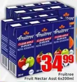 Three Star Cash and Carry Fruitree Fruit Nectar Assorted offer
