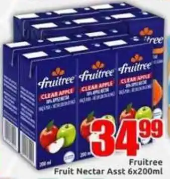 Three Star Cash and Carry Fruitree Fruit Nectar Assorted offer