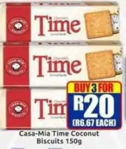 Three Star Cash and Carry Casa-Mia Time Coconut Biscuits offer