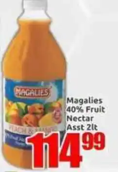 Three Star Cash and Carry Magalies 40% Fruit Nectar offer