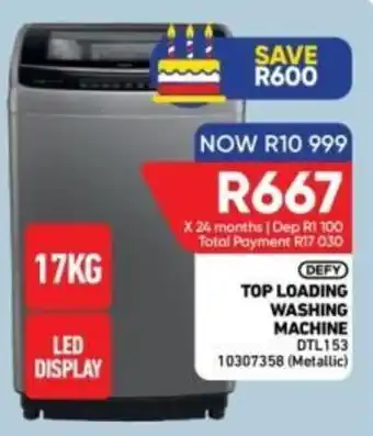 Furnmart DEFY TOP LOADING WASHING MACHINE offer