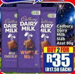 Three Star Cash and Carry Cadbury Dairy Milk Slab offer