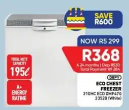 Furnmart DEFY ECO CHEST FREEZER offer