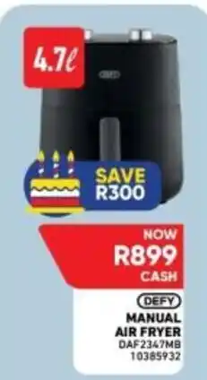 Furnmart DEFY MANUAL AIR FRYER offer
