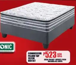 Lewis Restonic Connoisseur Pillow Top Bed Set offer
