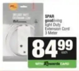 SuperSpar SPAR goodliving light Duty Extension Cord offer
