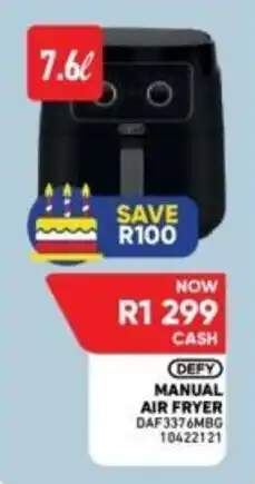 Furnmart DEFY MANUAL AIR FRYER offer