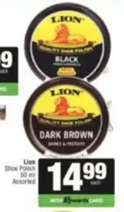 SuperSpar Lion Shoe Polish Assorted offer
