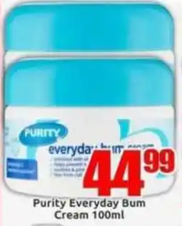 Three Star Cash and Carry Purity Everyday Bum Cream offer