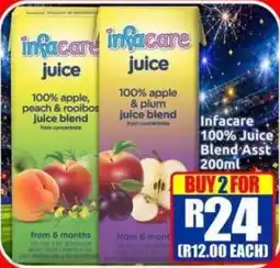 Three Star Cash and Carry Infacare 100% Juice Blend Assorted offer