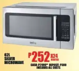 Lewis Lifestyle living silver microwave offer