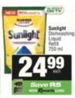 SuperSpar Sunlight Dishwashing Liquid Refill offer