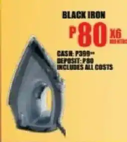Lewis Lifestyle Living Black Iron offer