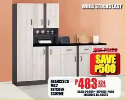 Lewis Francisco MK2 Kitchen Scheme offer