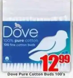 Three Star Cash and Carry Dove Pure Cotton Buds offer