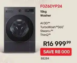 Hirsch's LG 15kg Washer offer