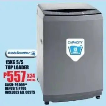 Kehininator 15KG S/S TOP LOADER
