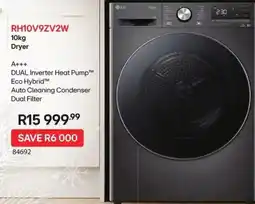 Hirsch's LG 10kg Dryer offer