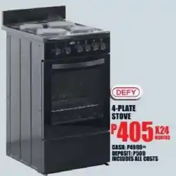 Lewis Defy 4-plate stove offer