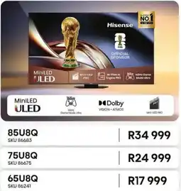 Hirsch's Hisense MiniLED ULED offer