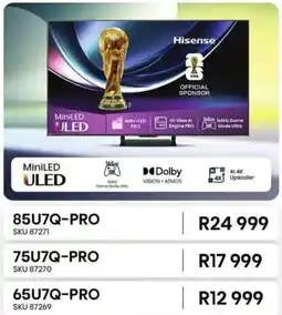 Hirsch's Hisense 85U7Q-PRO offer
