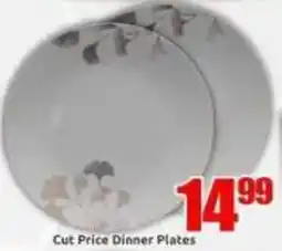 Three Star Cash and Carry Cut Price Dinner Plates offer