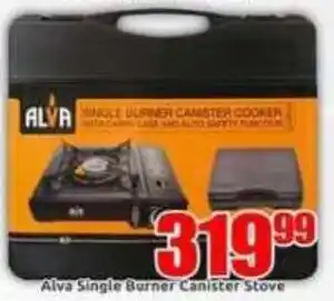 Three Star Cash and Carry Alva Single Burner Canister Stove offer