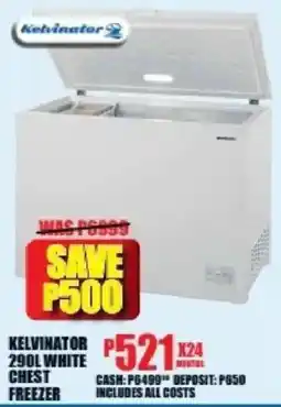 Lewis Kelvinator 290L White Chest Freezer offer