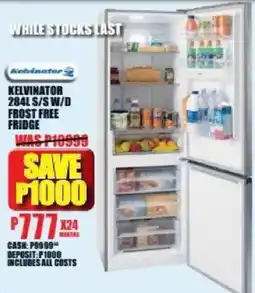 Lewis Kelvinator S/S W/D Frost Free Fridge offer