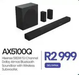 Hirsch's Hisense AX5100Q Soundbar offer