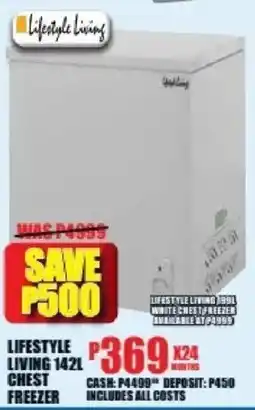 Lewis Lifestyle Living 142L Chest Freezer offer